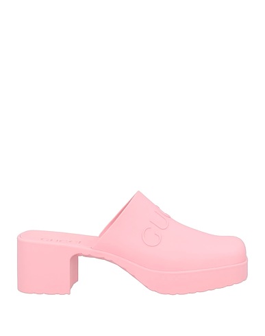 GUCCI Mules και τσόκαρα Ροζ Συνθετικές ίνες