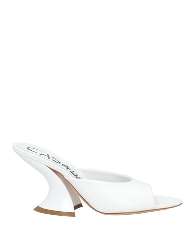 CASADEI Sandals White Leather