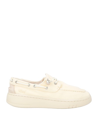 WOZ? Loafers Ivory Textile fibres, Leather
