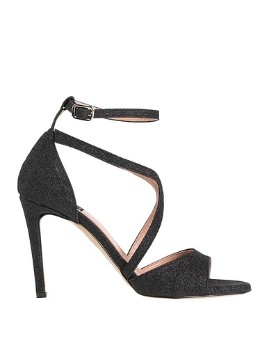 ISLO ISABELLA LORUSSO Sandals Black Textile fibers