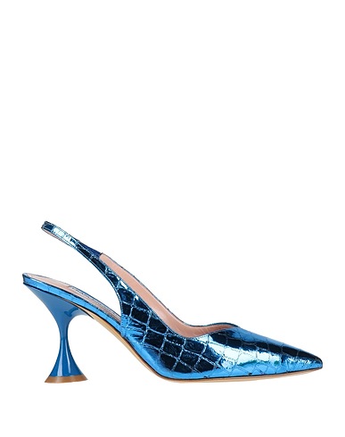 FRANCESCO SACCO Court Bright blue Leather