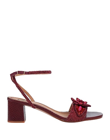 BALIBALI Sandali Bordeaux Pelle