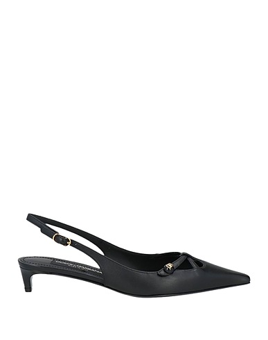 DOLCE&GABBANA Court Black Leather