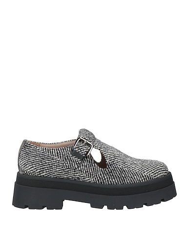 FABIANA FILIPPI Loafers Black 100% Virgin Wool
