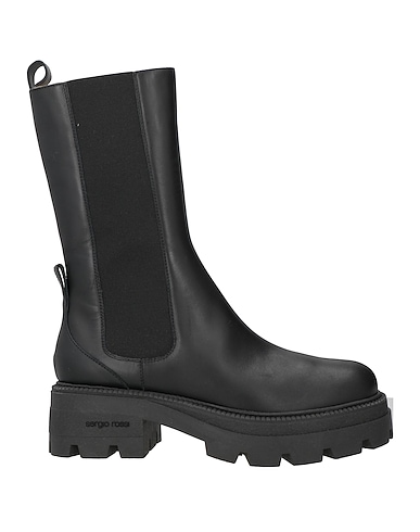 SERGIO ROSSI Boots Black Leather
