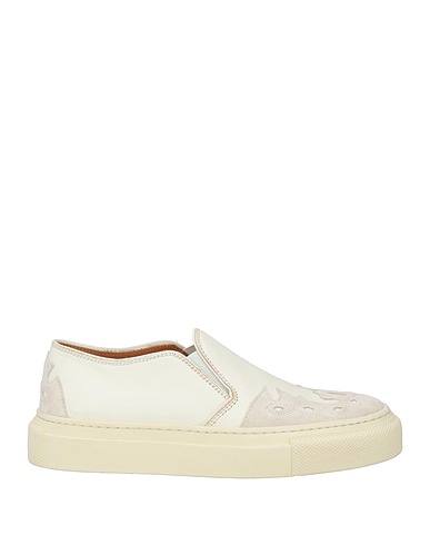 BUTTERO® Sneakers Ivory Calfskin, Lambskin
