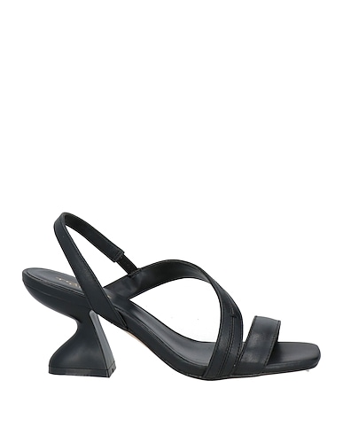 TOSCA BLU Sandals Black Leather