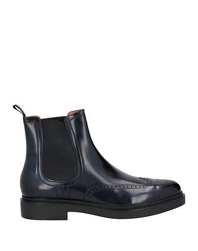SANTONI Ankle boot Midnight blue Leather