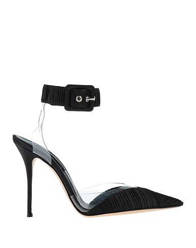 CASADEI Court Black Textile fibres, Synthetic fibers