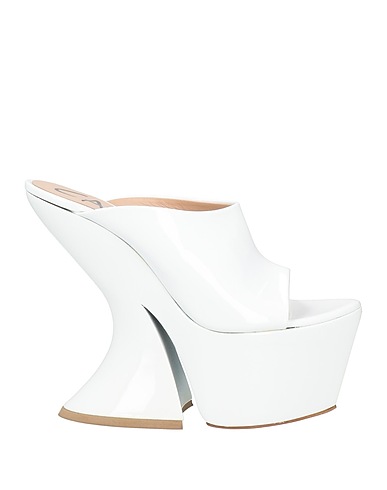 CASADEI Sandals White Leather