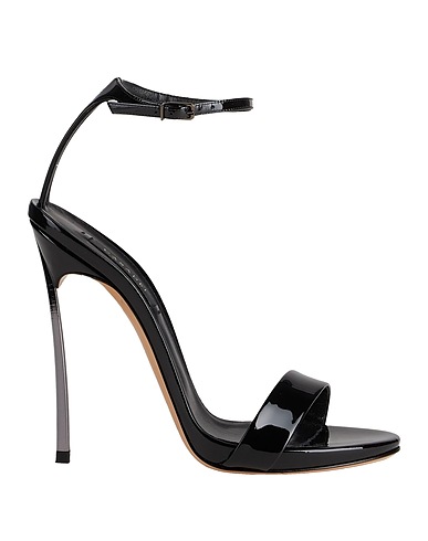 CASADEI Sandals Black Leather