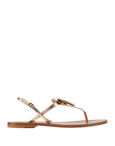 SANTONI Flip flops Leather