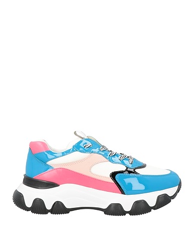 HOGAN Sneakers Azure Leather, Textile fibres
