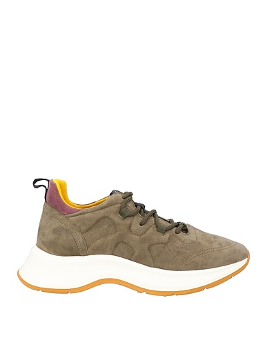 HOGAN Sneakers Verde militare Pelle