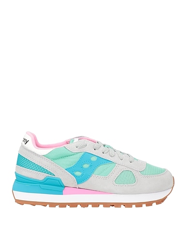SAUCONY Sneakers Light green Leather, Textile fibres