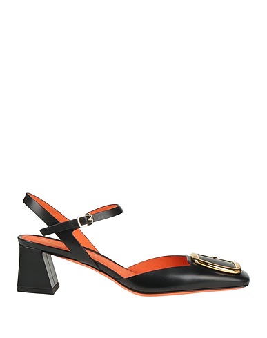 SANTONI Pump Black Leather