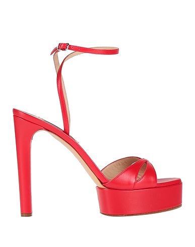 CASADEI Sandals Red Leather