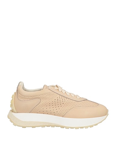 SANTONI Sneakers Beige Leather