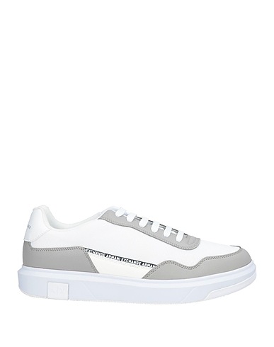 ARMANI EXCHANGE Sneakers BIANCO 100% Polyester, Polyurethane, Elastane
