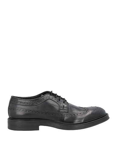 CORVARI Laced shoes Black Leather