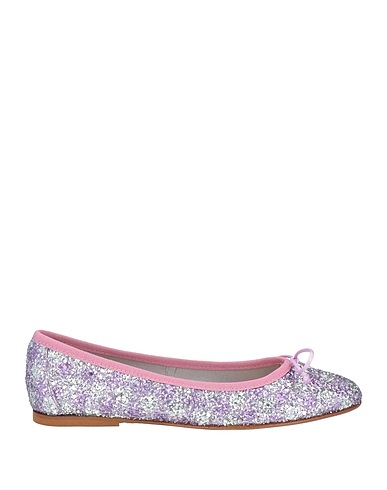 IL BORGO Firenze Ballet flats Lilac Textile fibers
