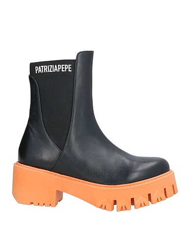 PATRIZIA PEPE Ankle boot Black Textile fibres