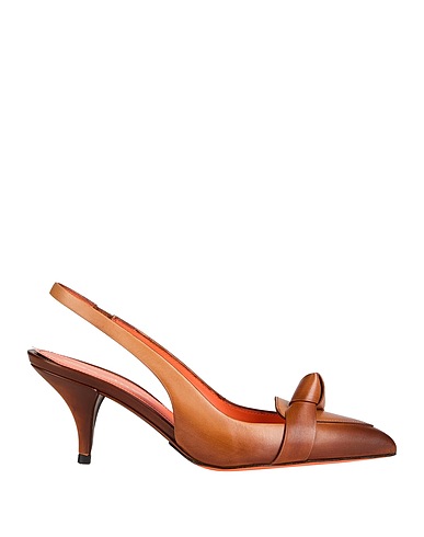 SANTONI Court Brown Leather