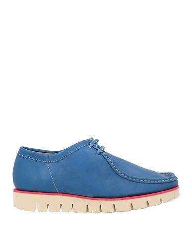 KUBE Laced shoes Slate blue Leather