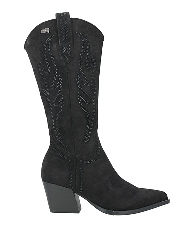 NAZARENO GABRIELLI Stivali Nero Fibre tessili