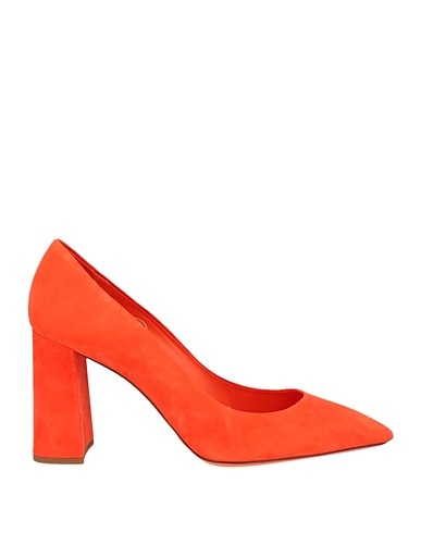 SANTONI Pump Orange Leather