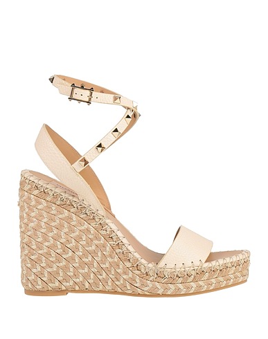 VALENTINO GARAVANI Espadrilles Elfenbein Leder