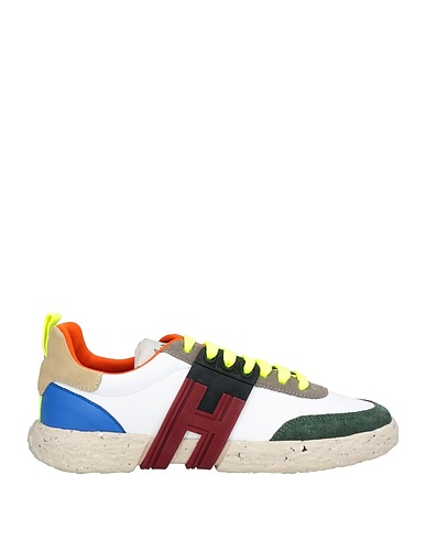 HOGAN Sneakers 3R Verde scuro Pelle, Fibre tessili