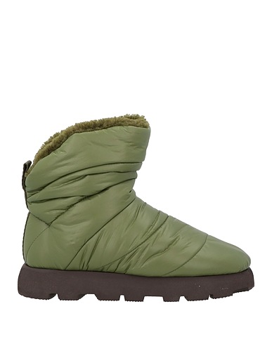PIUMESTUDIO Ankle boot Military green Textile fibres