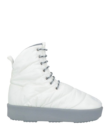 PIUMESTUDIO Ankle boot White Textile fibres