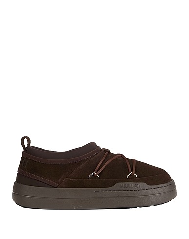 MOON BOOT Sneakers MB PARK ICON SUEDE
 Dark brown 90% Cow leather, 10% Polyamide