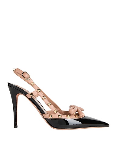 VALENTINO GARAVANI Court Black Leather