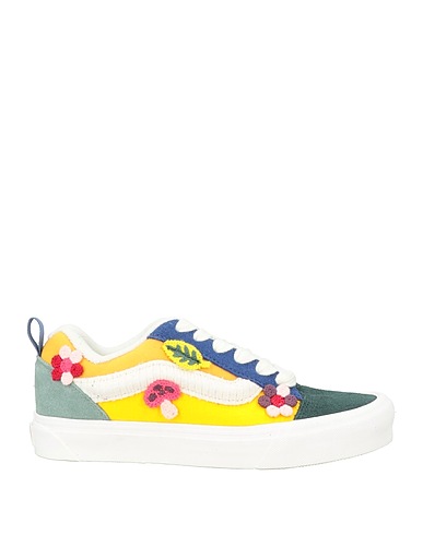 VANS Sneakers Amarillo Fibras textiles, Cuero