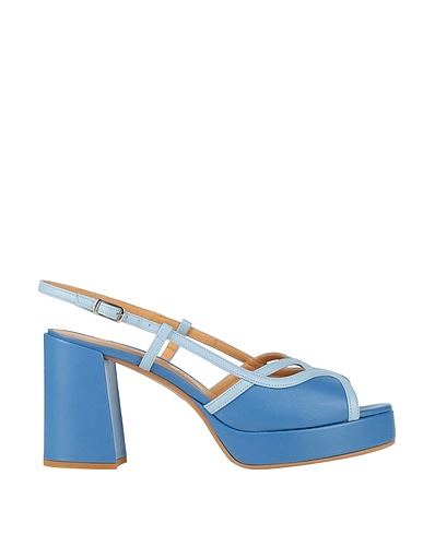 SILVIA ROSSINI Sandali Blu Pelle