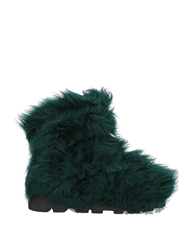 PIUMESTUDIO Ankle boot Deep teal Textile fibres