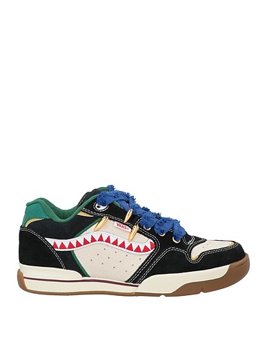 VANS Sneakers Black Leather, Textile fibers