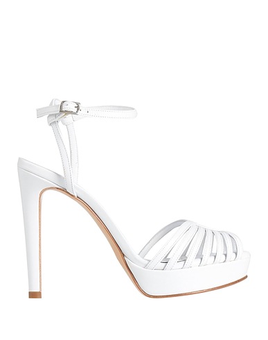 FRANCO COLLI Sandali Bianco Pelle