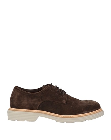 HUNDRED 100 Schnürschuhe Dunkelbraun Leder
