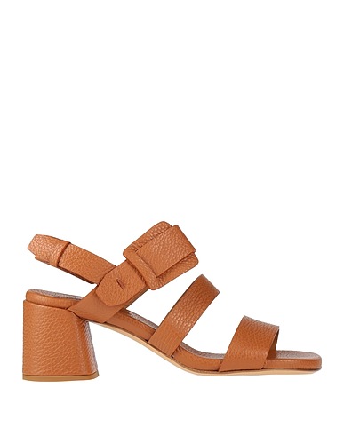 MARA BINI Sandals Camel Leather