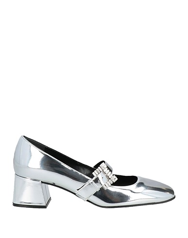 SERGIO ROSSI Pump Silver Calfskin