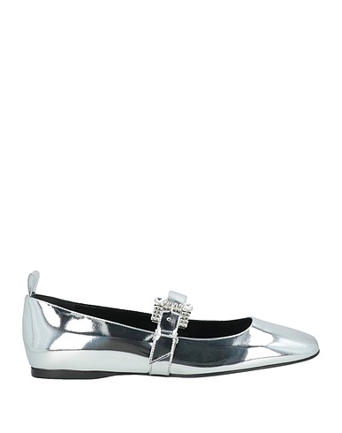 SERGIO ROSSI Footwear Silver Leather