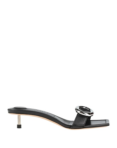 JACQUEMUS Sandals Black Leather