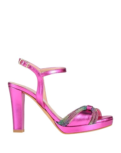 VICTORIA CHRIS Napoli Sandals Fuchsia Synthetic fibers