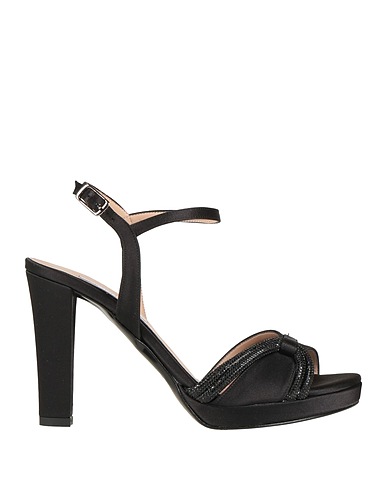 VICTORIA CHRIS Napoli Sandals Black Synthetic fibers