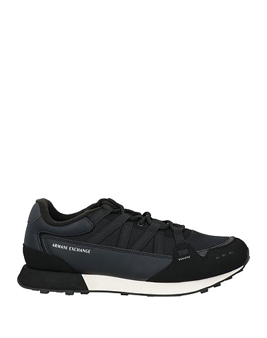 ARMANI EXCHANGE Sneakers Black 100% Polyester, Elastane, Polyamide, Polyurethane