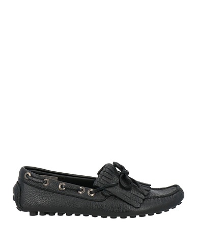 CANALI Loafers Black Leather
